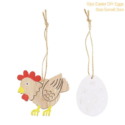 Multiple Wooden Easter Decoration