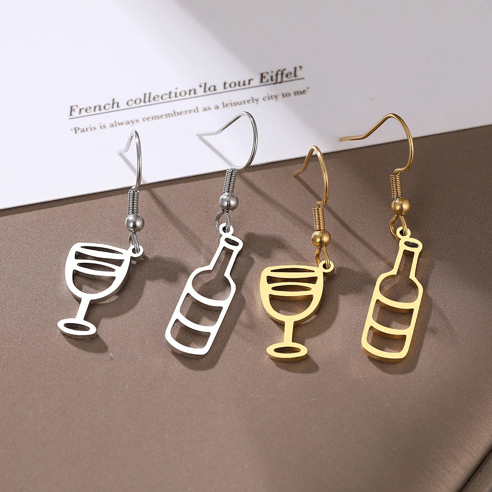 Wine Earrings