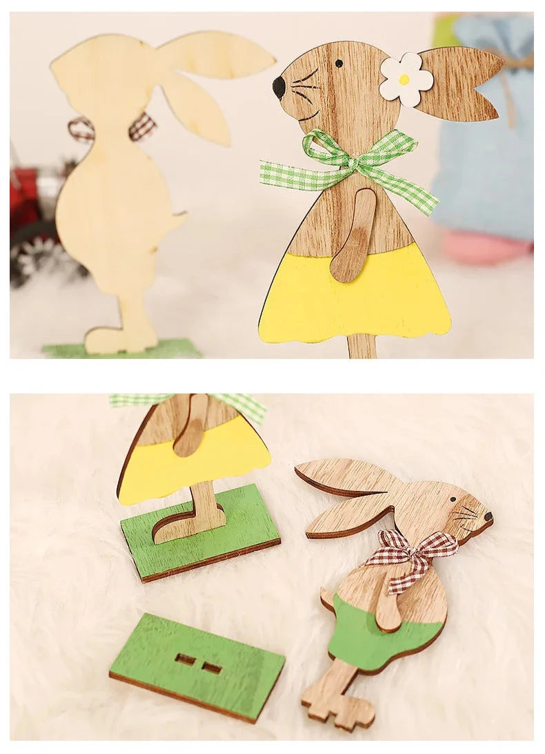 Easter Wooden Ornament