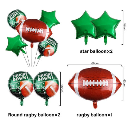 Rugby Themed Birthday Set