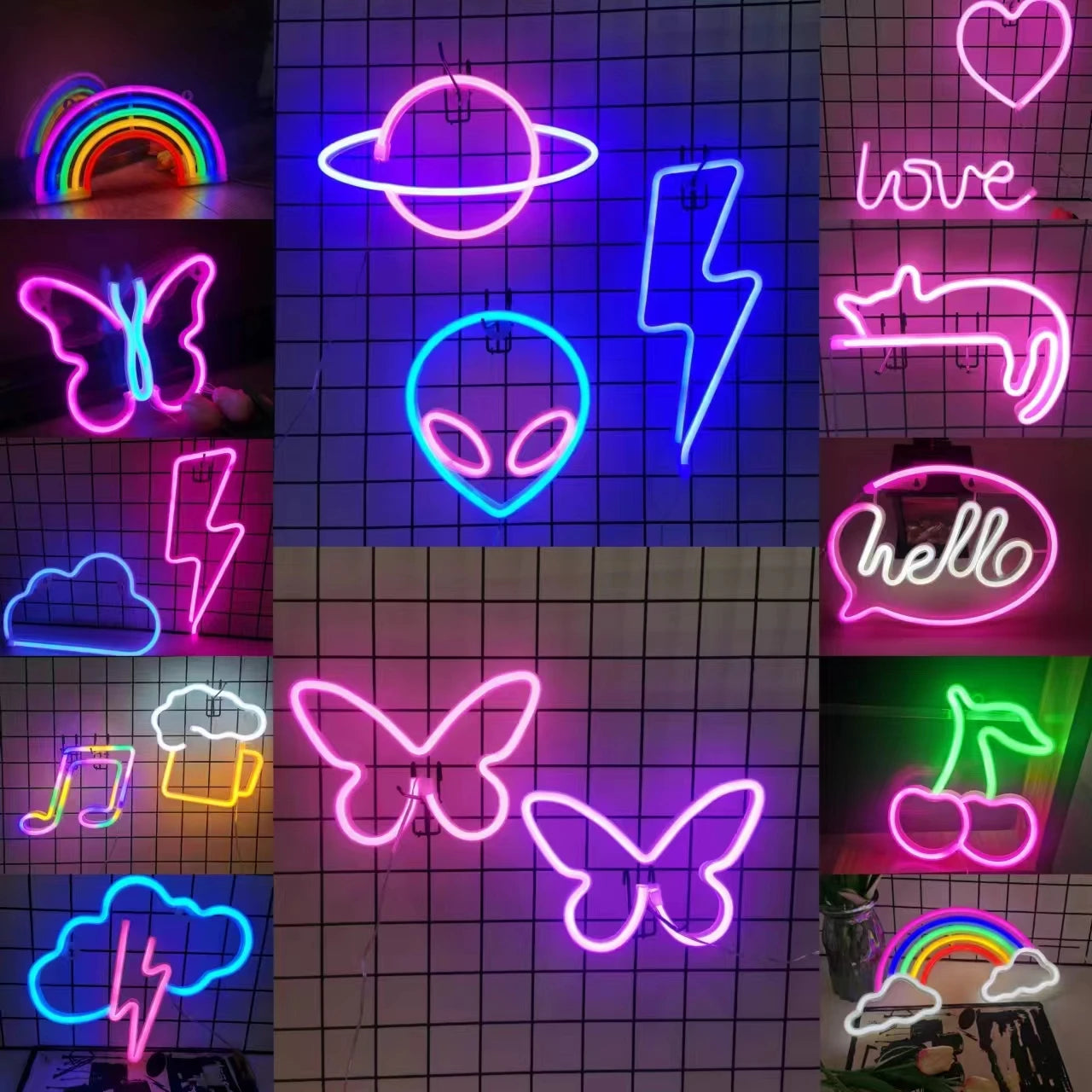 Neon Sign Lights Variants