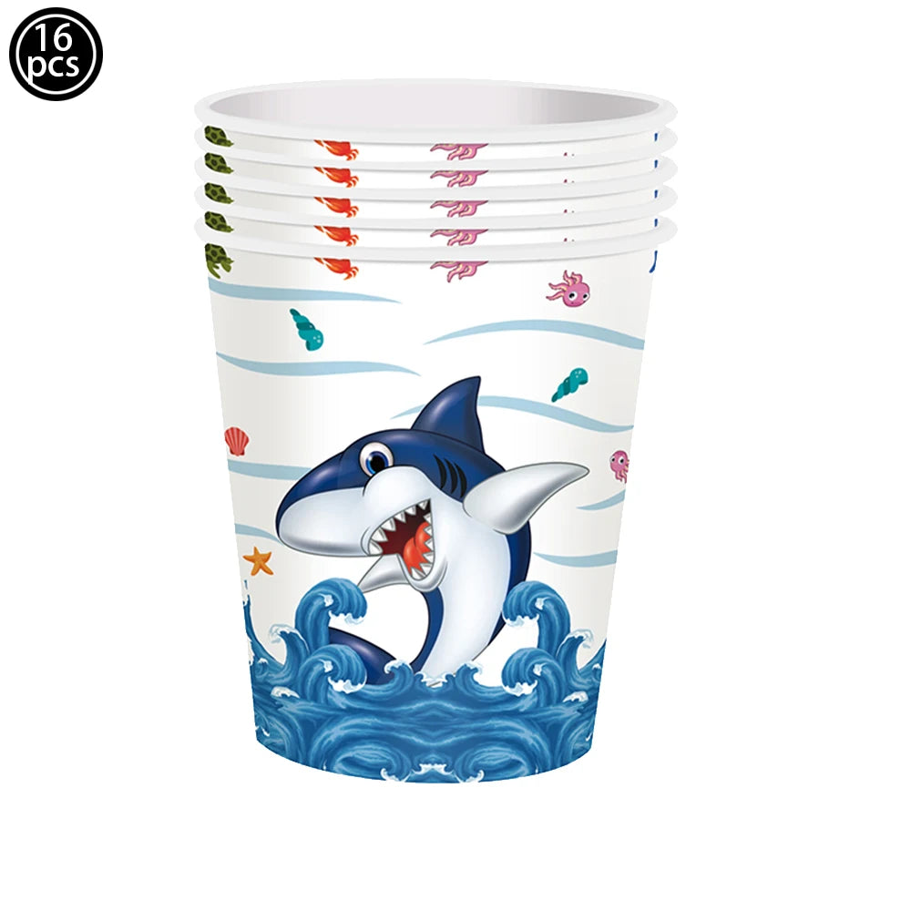 Shark Theme Tableware and Decoration