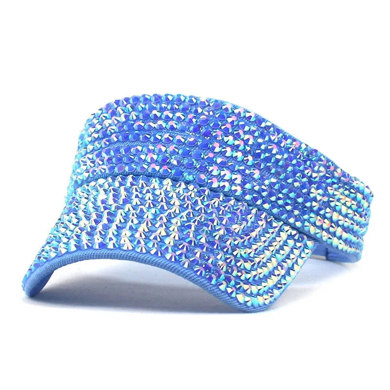 Rhinestone Sun Cap