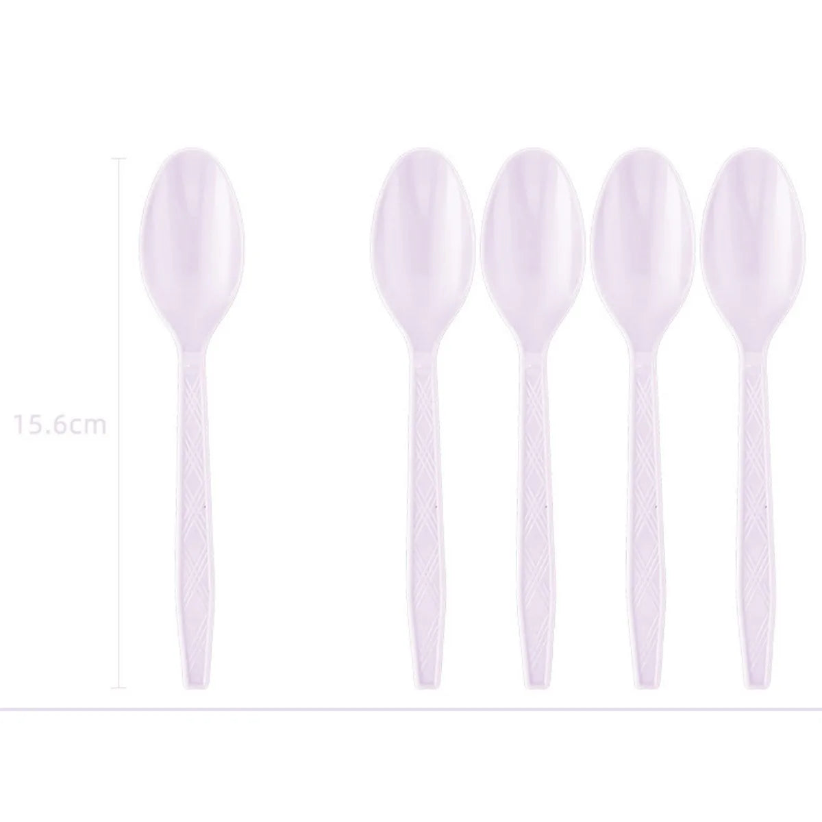 Disposable Plastic Cutlery Set 24Pcs