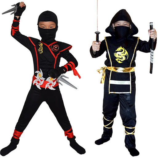 Ninja Deluxe Costume with Weapon Accessories