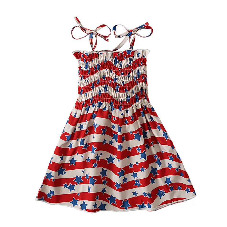 Girl Dress American Holliday Themed