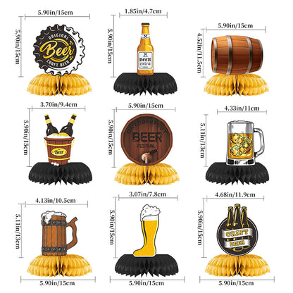 Oktoberfest Honeycomb 9Pcs