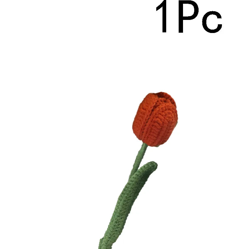 Knitted Tulip Flower