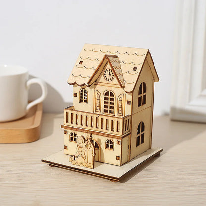 Mini Christmas DIY Wooden House