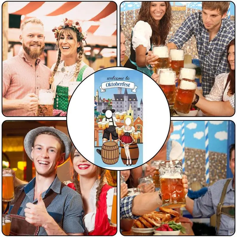 Oktoberfest Party Photo Backdrop & Props Decoration