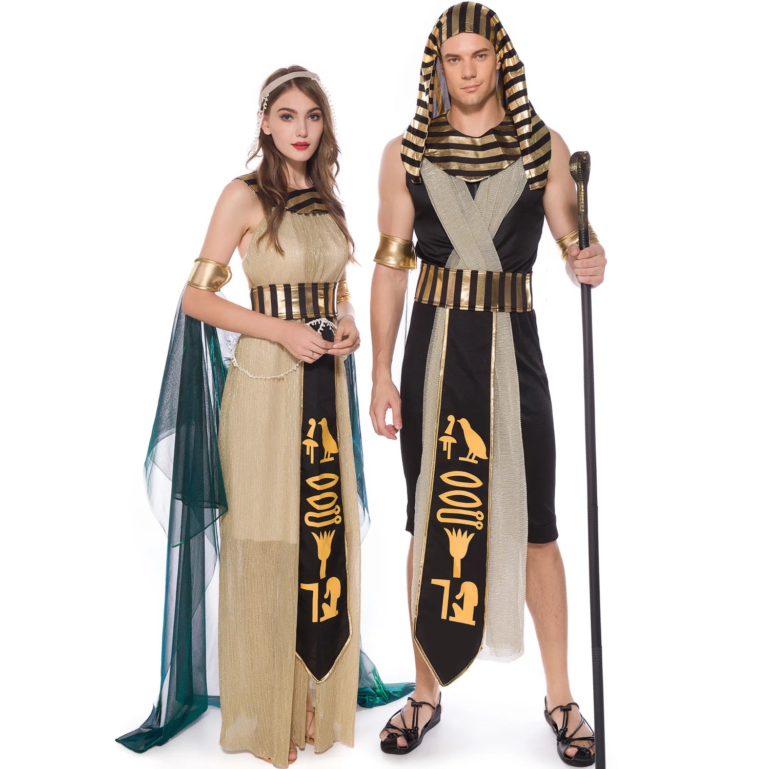 Pharaoh Cleopatra Couples Costume