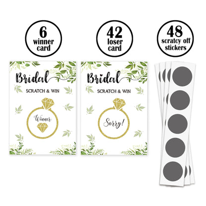 Wedding Scratchcard 48Pcs