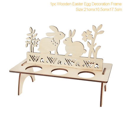 Multiple Wooden Easter Decoration