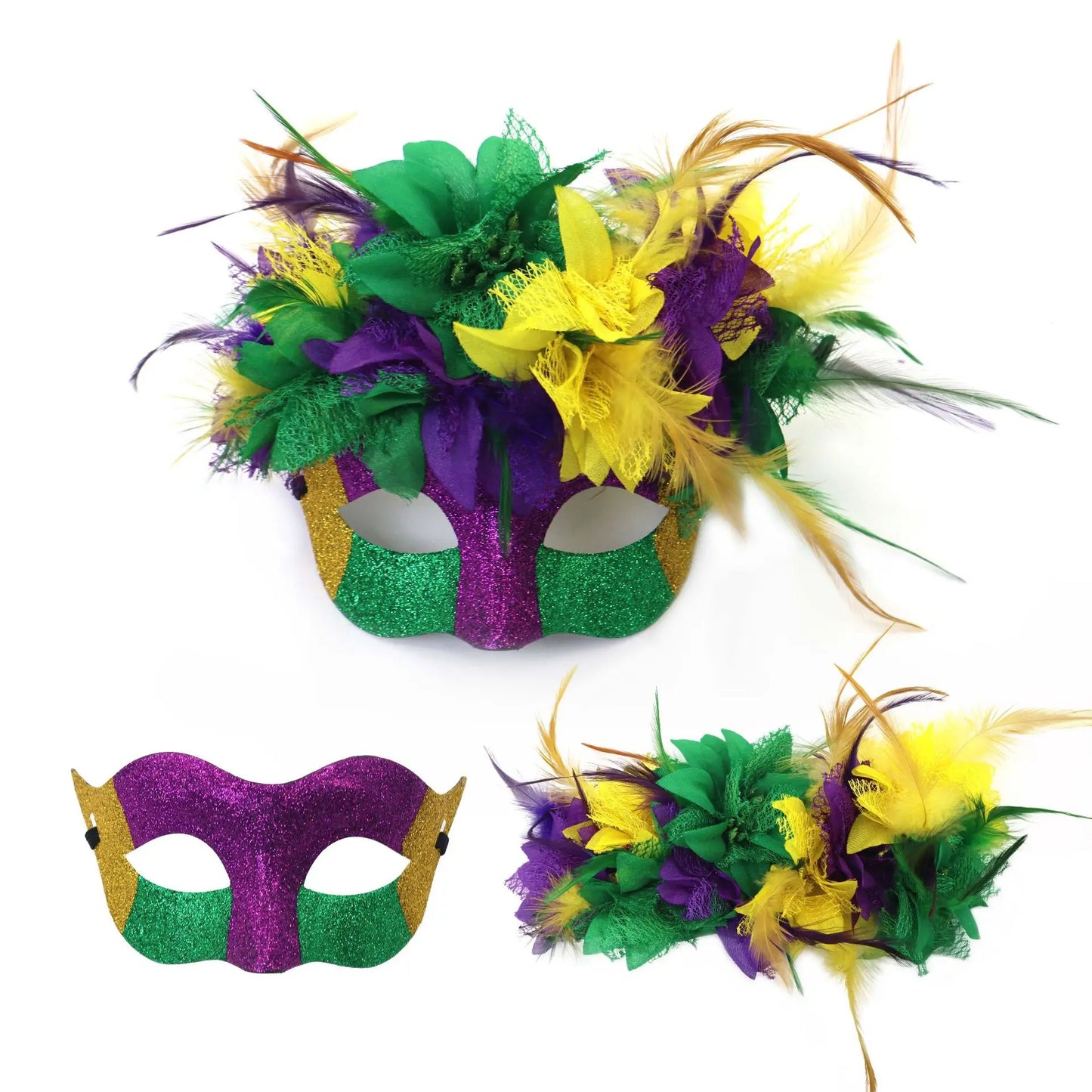 Mardi Gras Face Mask