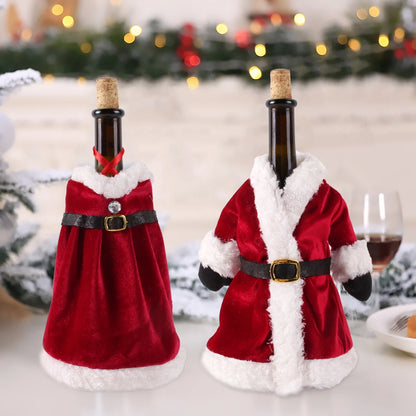 Christmas Wine Bottle Cover