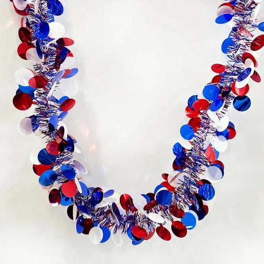 America Tinsel Garland