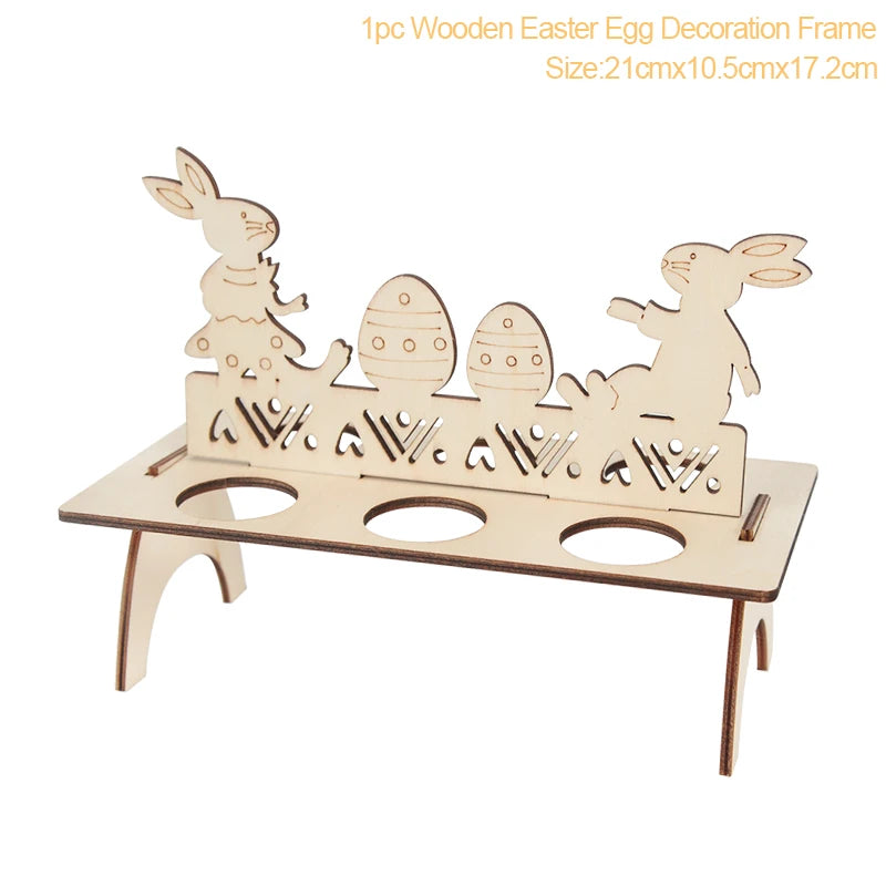 Multiple Wooden Easter Decoration