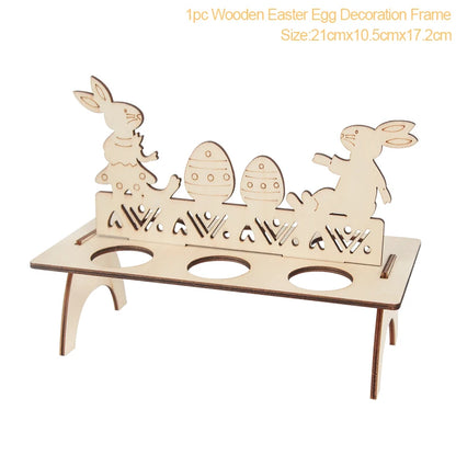 Multiple Wooden Easter Decoration