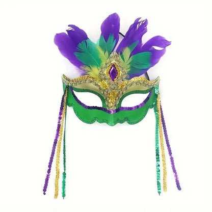 Carnival Feather Mask