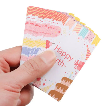 Small Birthday Cards 30Pcs