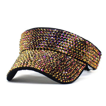 Rhinestone Sun Cap