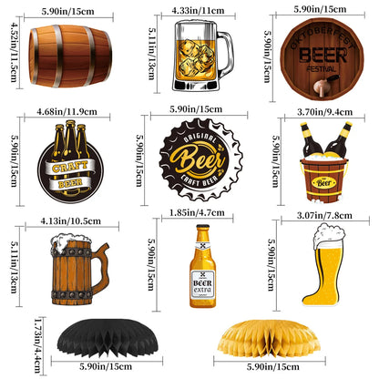 Oktoberfest Honeycomb 9Pcs