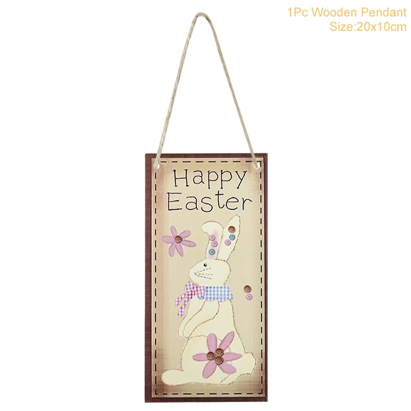 Multiple Wooden Easter Decoration