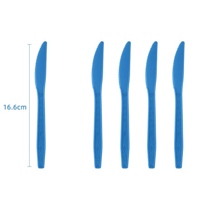 Disposable Plastic Cutlery Set 24Pcs