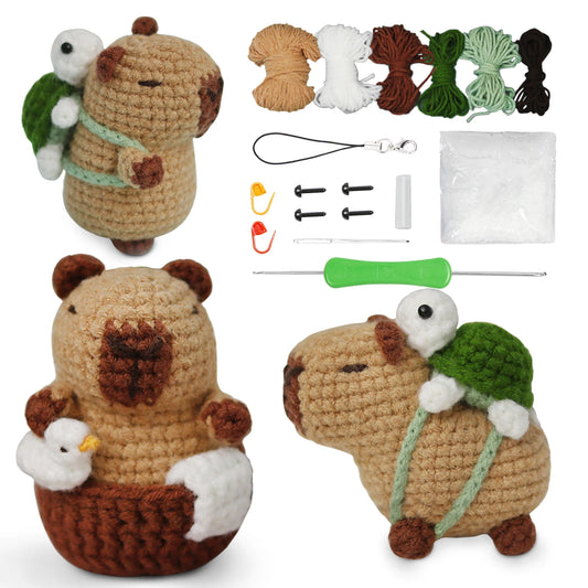 Capybara Crochet Kit