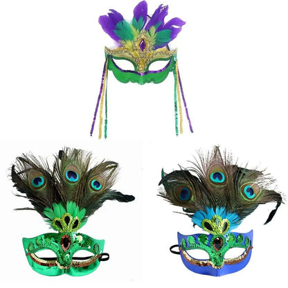 Carnival Feather Mask