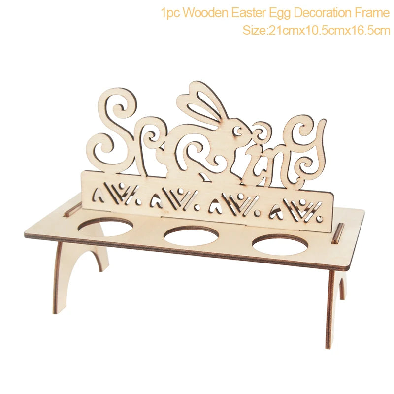 Multiple Wooden Easter Decoration